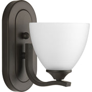 Progress P300095-020 Laird Collection One-Light Antique Bronze Etched Glass Traditional Bath Vanity Light Main Image.jpg