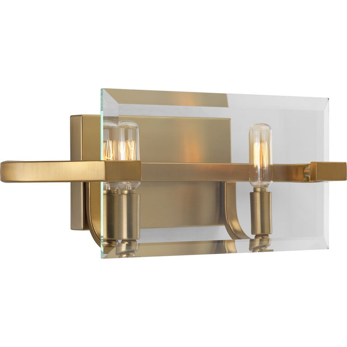 Progress P300109-109 Cahill Collection Two-Light Brushed Bronze Clear Glass Luxe Bath Vanity Light Main Image.jpg