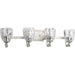 Progress P300119-134 Anjoux Collection Four-Light Silver Ridge Clear Water Glass Luxe Bath Vanity Light Main Image.jpg