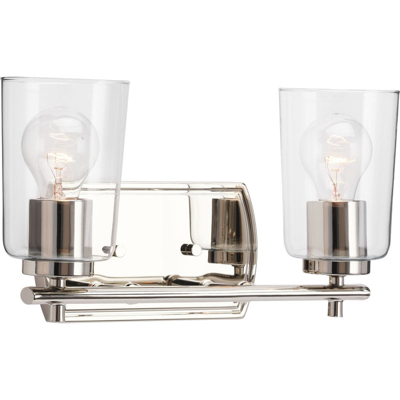 Progress P300155-104 Adley Collection Two-Light Polished Nickel Clear Glass New Traditional Bath Vanity Light Main Image.jpg
