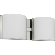 Progress P300290-009-30 Arch LED Collection Two-Light Brushed Nickel Etched Glass Modern Bath Vanity Light Main Image.jpg