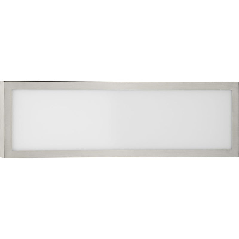 Progress P300304-009-CS Everlume LED 16-inch Brushed Nickel Modern Style Bath Vanity Wall or Ceiling Light with Selectable 3000K/4000K Light Color Main Image.jpg