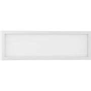 Progress P300304-028-CS Everlume LED 16-inch Satin White Modern Style Bath Vanity Wall or Ceiling Light with Selectable 3000K/4000K Light Color Main Image.jpg
