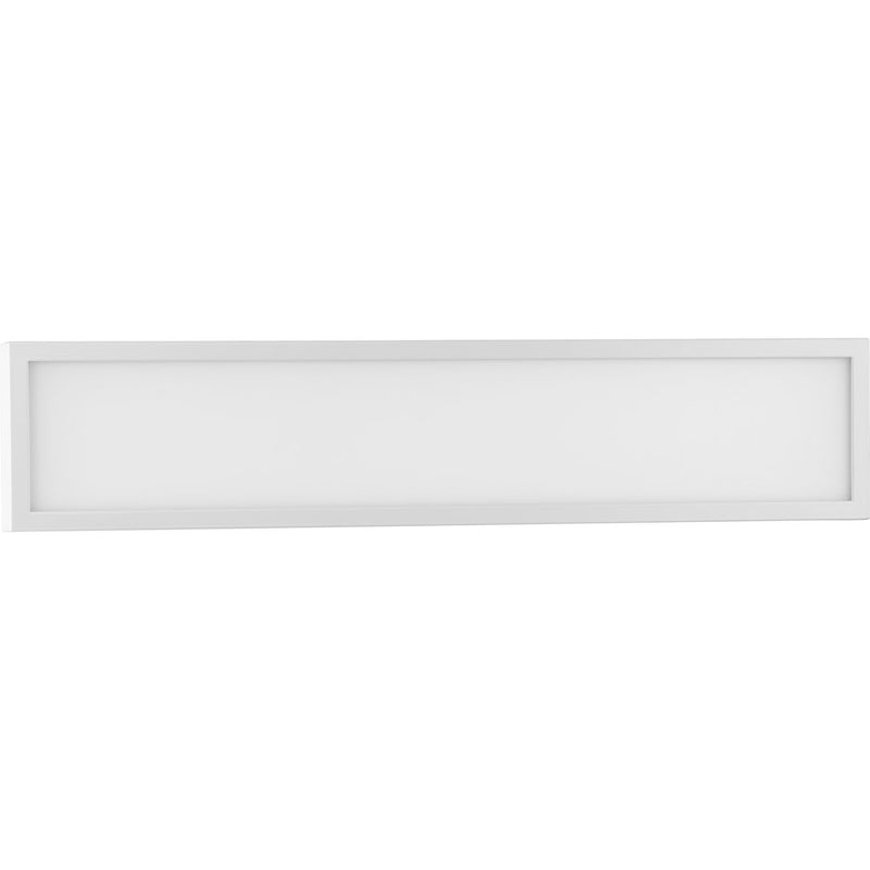 Progress P300305-028-CS Everlume LED 24-inch Satin White Modern Style Bath Vanity Wall or Ceiling Light with Selectable 3000K/4000K Light Color Main Image.jpg