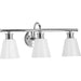 Progress P300316-015 Ashford Collection Three-Light Polished Chrome and Opal Glass Farmhouse Style Bath Vanity Wall Light Main Image.jpg