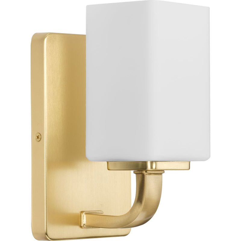 Progress P300368-012 Cowan Collection One-Light Modern Satin Brass Etched Opal Glass Bath Vanity Light Main Image.jpg