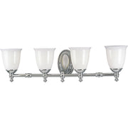 Progress P3041-15 Victorian Collection Four-Light Polished Chrome White Opal Glass Farmhouse Bath Vanity Light Main Image.jpg