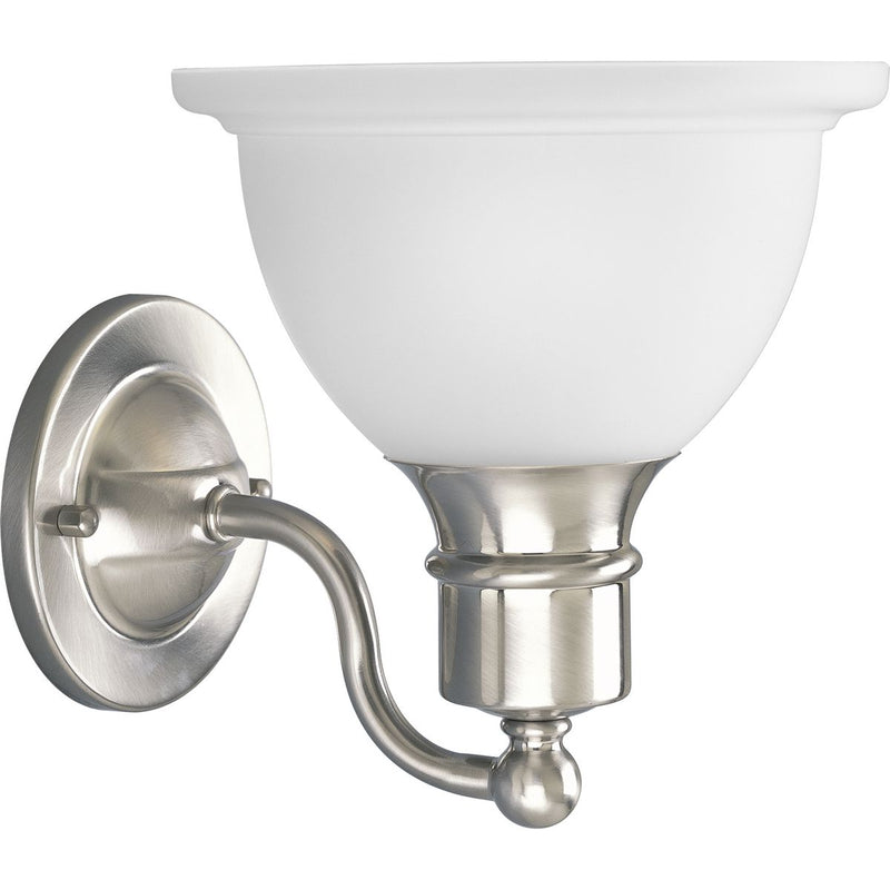 Progress P3161-09 Madison Collection One-Light Brushed Nickel Etched Glass Traditional Bath Vanity Light Main Image.jpg