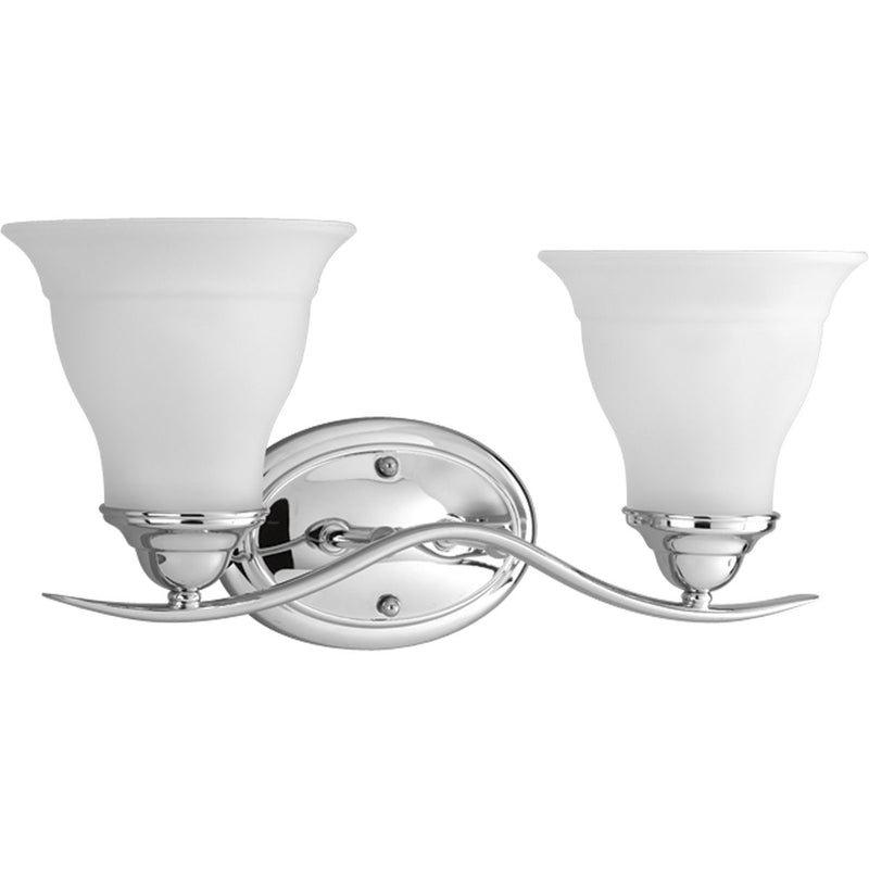 Progress P3191-15 Trinity Collection Two-Light Polished Chrome Etched Glass Traditional Bath Vanity Light Main Image.jpg