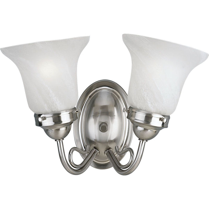 Progress P3368-09 Bedford Collection Two-Light Brushed Nickel Etched Alabaster Glass Traditional Bath Vanity Light Main Image.jpg