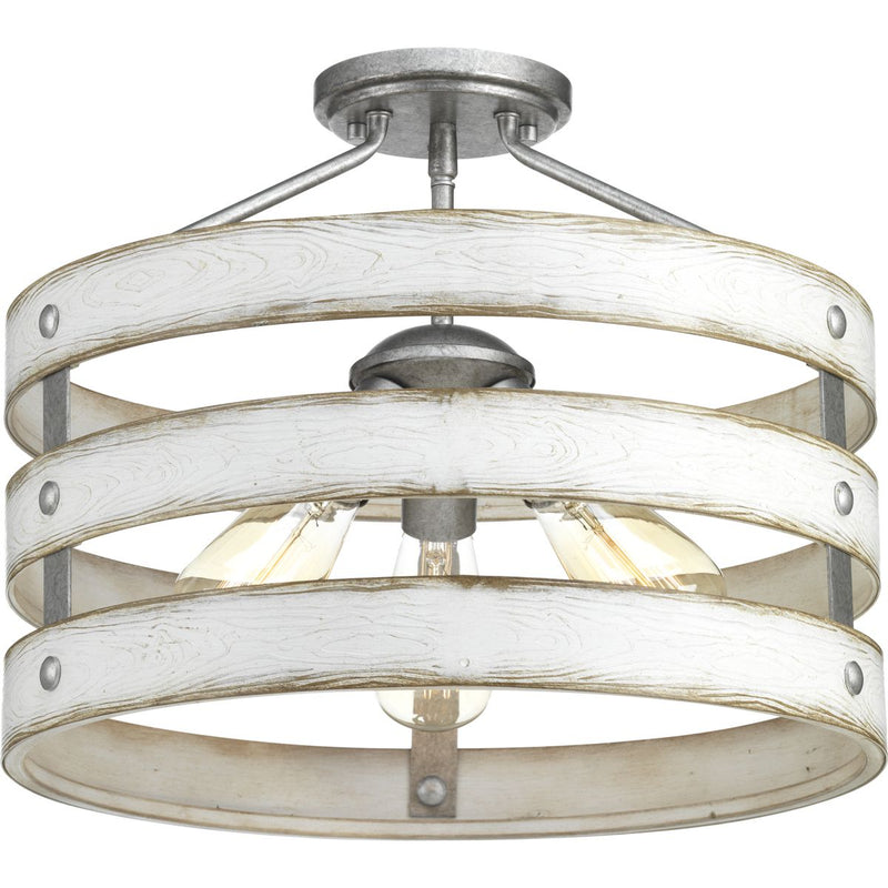 Progress P350049-141 Gulliver Collection Three-Light 17" Semi-Flush Convertible Main Image.jpg