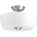 Progress P350060-009 Leap Collection Two-Light 14" Semi-Flush Mount Main Image.jpg