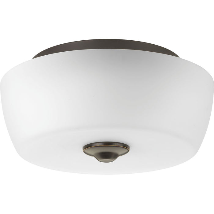 Progress P350061-020 Leap Collection Two-Light 14" Flush Mount Main Image.jpg