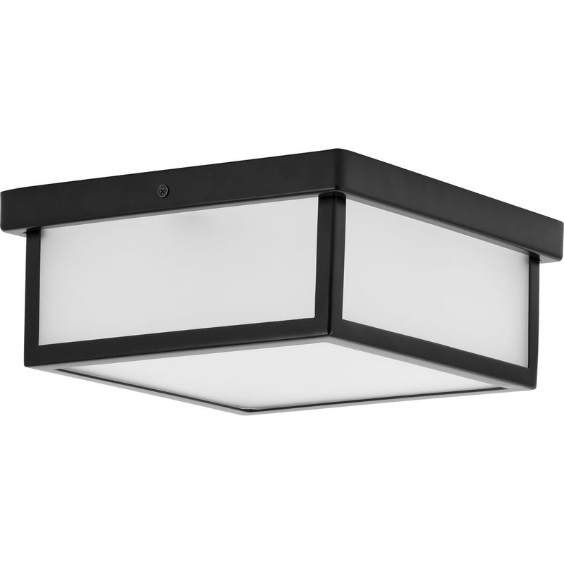 Progress P350114-031-30 Box LED Black One-Light 10" LED Flush Mount Main Image.jpg