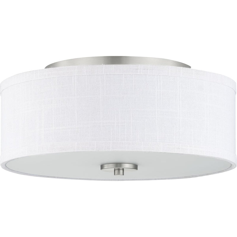 Progress P350130-009 Inspire Collection 13" Two-Light Flush Mount Main Image.jpg