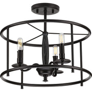 Progress P350150-031 Durrell Collection Black Semi-Flush Convertible Main Image.jpg