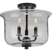 Progress P350153-031 Winslett Collection Black Three-Light Semi-Flush Convertible Main Image.jpg
