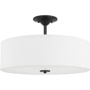 Progress P350167-143 Inspire Collection Graphite Three-Light 18" Semi-Flush Mount Main Image.jpg