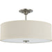 Progress P350168-009 Inspire Collection Brushed Nickel Three-Light 18" Semi-Flush Mount Main Image.jpg