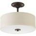 Progress P3683-2030K9 Inspire Collection One-Light 13" LED Semi-Flush Mount Main Image.jpg