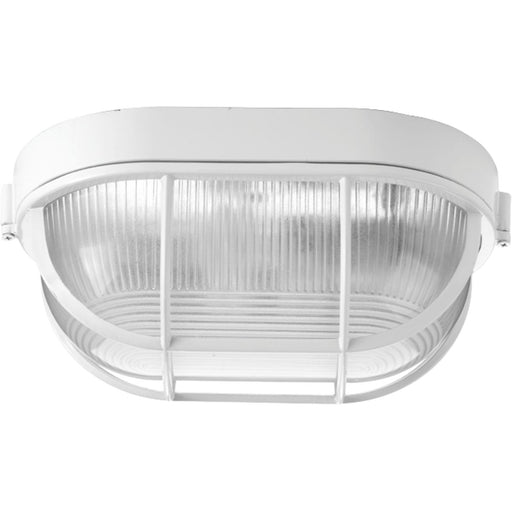 Progress P3706-30 One-Light Bulkhead 6-3/8" Flush Mount Main Image.jpg