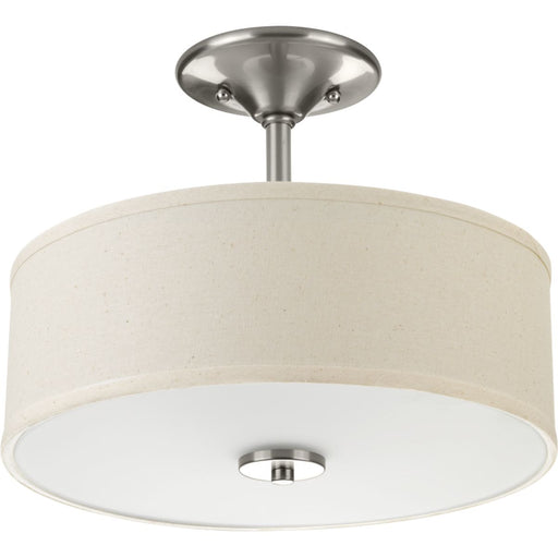 Progress P3712-09 Inspire Collection Two-Light 13" Semi-Flush Main Image.jpg