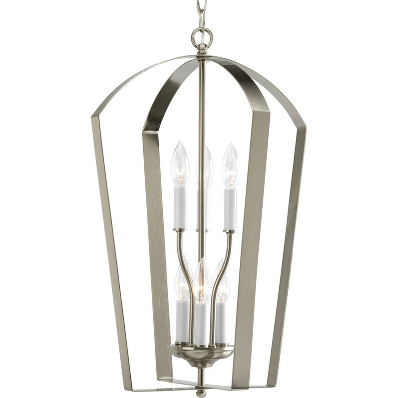 Progress P3929-09 Gather Collection Six-Light Foyer Pendant Main Image.jpg