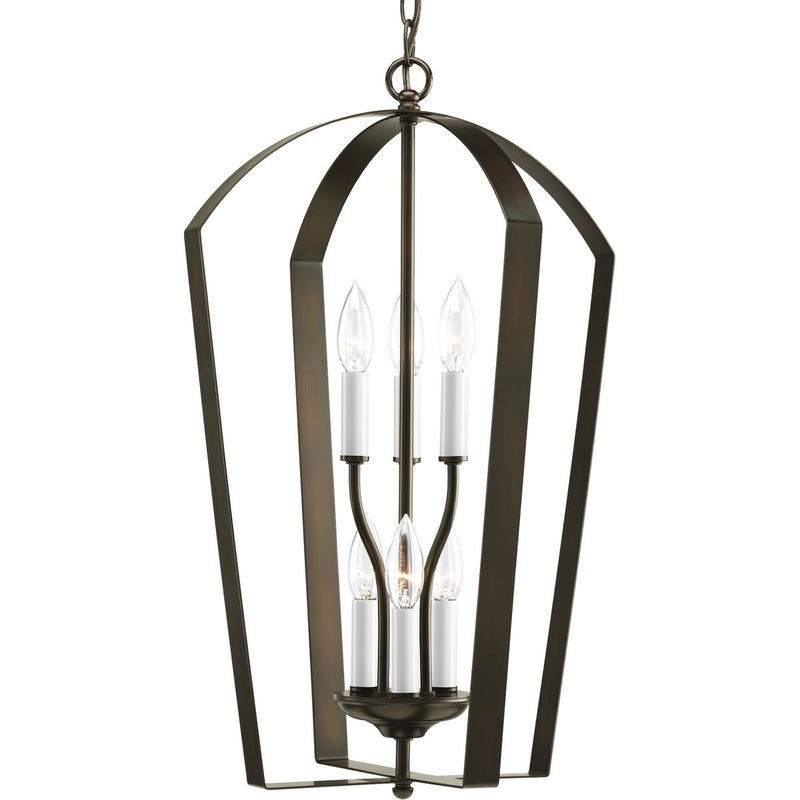 Progress P3929-20 Gather Collection Six-Light Foyer Pendant Main Image.jpg