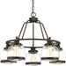 Progress P400058-020 Judson Collection Five-Light Antique Bronze Clear Glass Farmhouse Chandelier Light Main Image.jpg