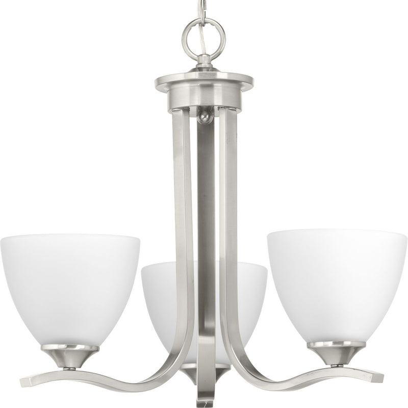 Progress P400062-009 Laird Collection Three-Light Brushed Nickel Etched Glass Traditional Chandelier Light Main Image.jpg
