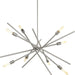 Progress P400109-009 Astra Collection Eight-Light Brushed Nickel Mid-Century Modern Chandelier Light Main Image.jpg