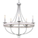 Progress P400158-141 Gulliver Collection Five-Light Galvanized Finish Coastal Chandelier Light Main Image.jpg