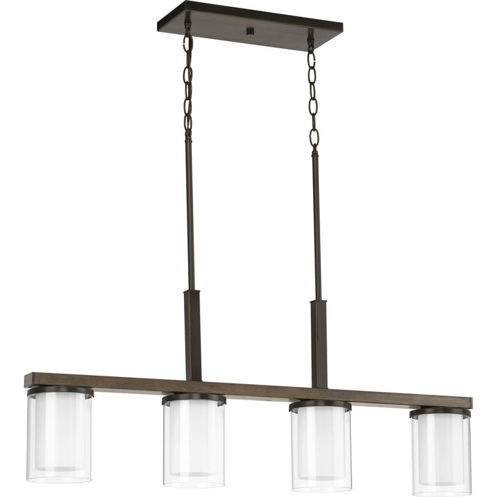 Progress P400190-020 Mast Collection Four-Light Linear Chandelier Main Image.jpg