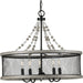 Progress P400205-020 Austelle Collection Five-Light Antique Bronze Farmhouse Chandelier Light Main Image.jpg