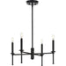 Progress P400293-31M Elara Collection Four-Light New Traditional Matte Black  Chandelier Light Main Image.jpg