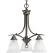 Progress P4324-20 Trinity Collection Three-Light Antique Bronze Etched Glass Traditional Chandelier Light Main Image.jpg