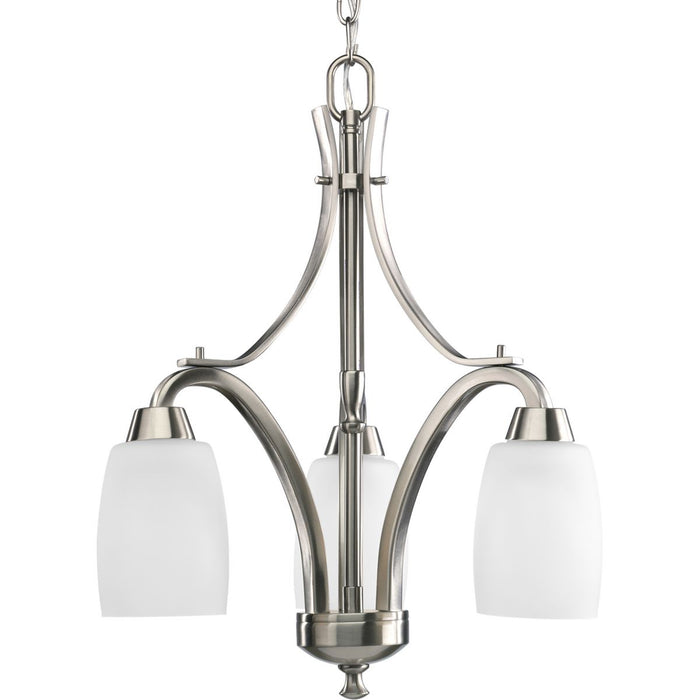 Progress P4434-09 Wisten Collection Three-Light Brushed Nickel Etched Glass Modern Chandelier Light Main Image.jpg