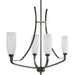 Progress P4435-20 Wisten Collection Four-Light Antique Bronze Etched Glass Modern Chandelier Light Main Image.jpg