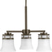 Progress P4612-20 Cascadia Collection Three-Light Antique Bronze Etched Glass Coastal Chandelier Light Main Image.jpg