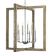 Progress P4763-141 Turnbury Collection Eight-Light Galvanized Finish Coastal Chandelier Light Main Image.jpg