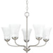 Progress P4770-09 Classic Collection Five-Light Brushed Nickel Etched Glass Traditional Chandelier Light Main Image.jpg