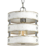 Progress P500022-141 Gulliver Collection One-Light Galvanized Finish Coastal Pendant Light Main Image.jpg