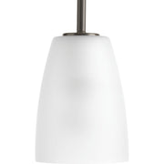 Progress P500029-020 Leap Collection One-Light Antique Bronze Etched Glass Modern Pendant Light Main Image.jpg