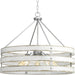 Progress P500090-141 Gulliver Collection Five-Light Galvanized Finish Coastal Pendant Light Main Image.jpg