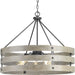 Progress P500090-143 Gulliver Collection Five-Light Graphite Coastal Pendant Light Main Image.jpg