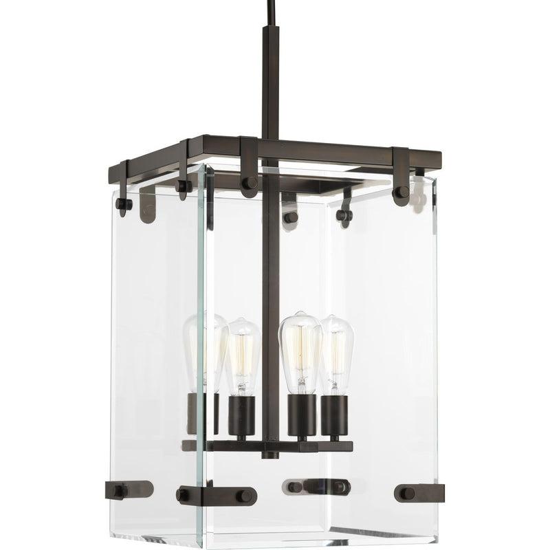 Progress P500095-020 Glayse Collection Four-Light Pendant Main Image.jpg