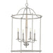 Progress P500210-009 Durrell Collection Four-Light Brushed Nickel Medium Foyer Main Image.jpg