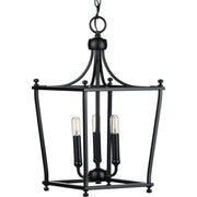 Progress P500213-031 Parkhurst Collection Black Three-Light Foyer Main Image.jpg