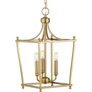 Progress P500213-109 Parkhurst Collection Brushed Bronze Three-Light Foyer Main Image.jpg