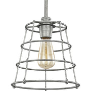 Progress P500281-141 Chambers Collection One-Light Galvanized Finish Farmhouse Pendant Light Main Image.jpg